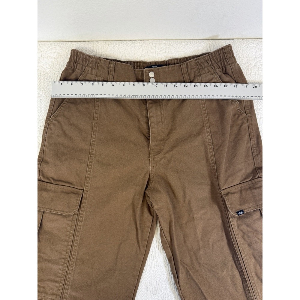Vans Pants Womens Size XL Canvas Sidewalk Pant Cargo Loose Baggy Twill-Skater - Picture 3 of 9